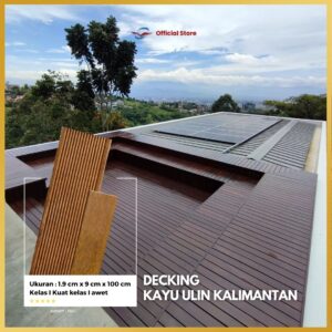 lantai kayu outdoor / Decking Ulin kalimantan