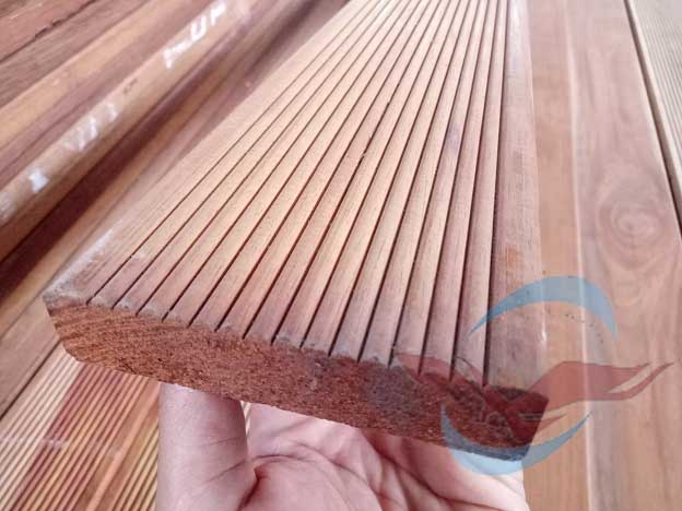 lantai kayu Outdoor / Decking kayu Campur (rengas, Kempas, Kumea)