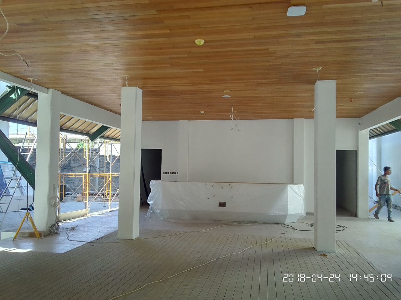 Plafon kayu keruing 1 x 8 x 100 - 390cm - Gambar 3