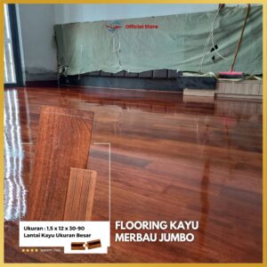 Lantai Kayu Jenis Flooring Merbau Jumbo