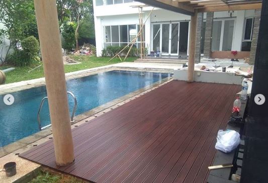 Lantai Kayu Outdoor / Kayu Decking Merbau Papua - Gambar 2