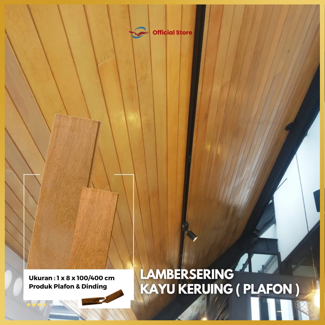Plafon Kayu Bengkirai
