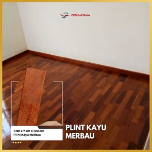 Plint Kayu Merbau Per Meter UK 1 x 7 x 100 cm